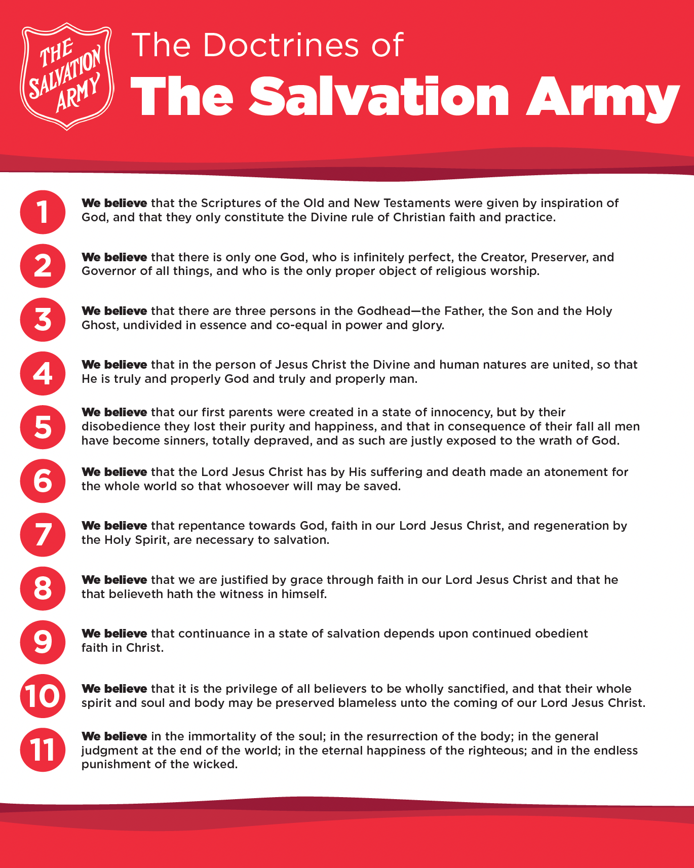The Doctrines of the Salvation Army